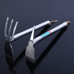 源頭工廠不鏽鋼耙子兩用耙子 兩頭忙尖鎬小刨子庭院花園工具