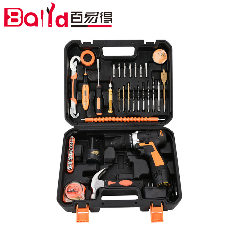 Manual de herramientas de hardware traje carpintería eléctrica caja de herramientas del hogar traje combinación herramientas de reparación conjunto de regalo