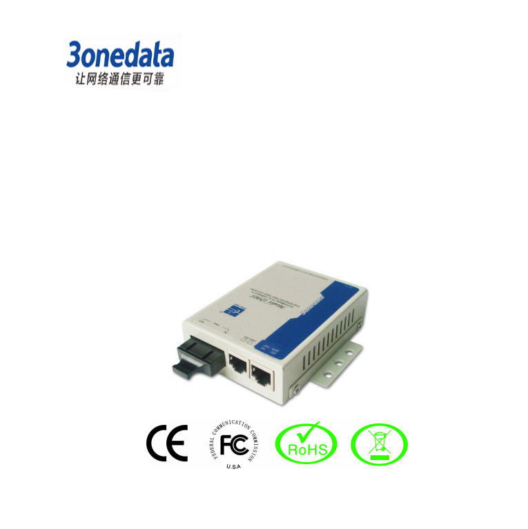 三旺 Model1200 系列 1 光 2 电 10/100M 百兆光纤收发器