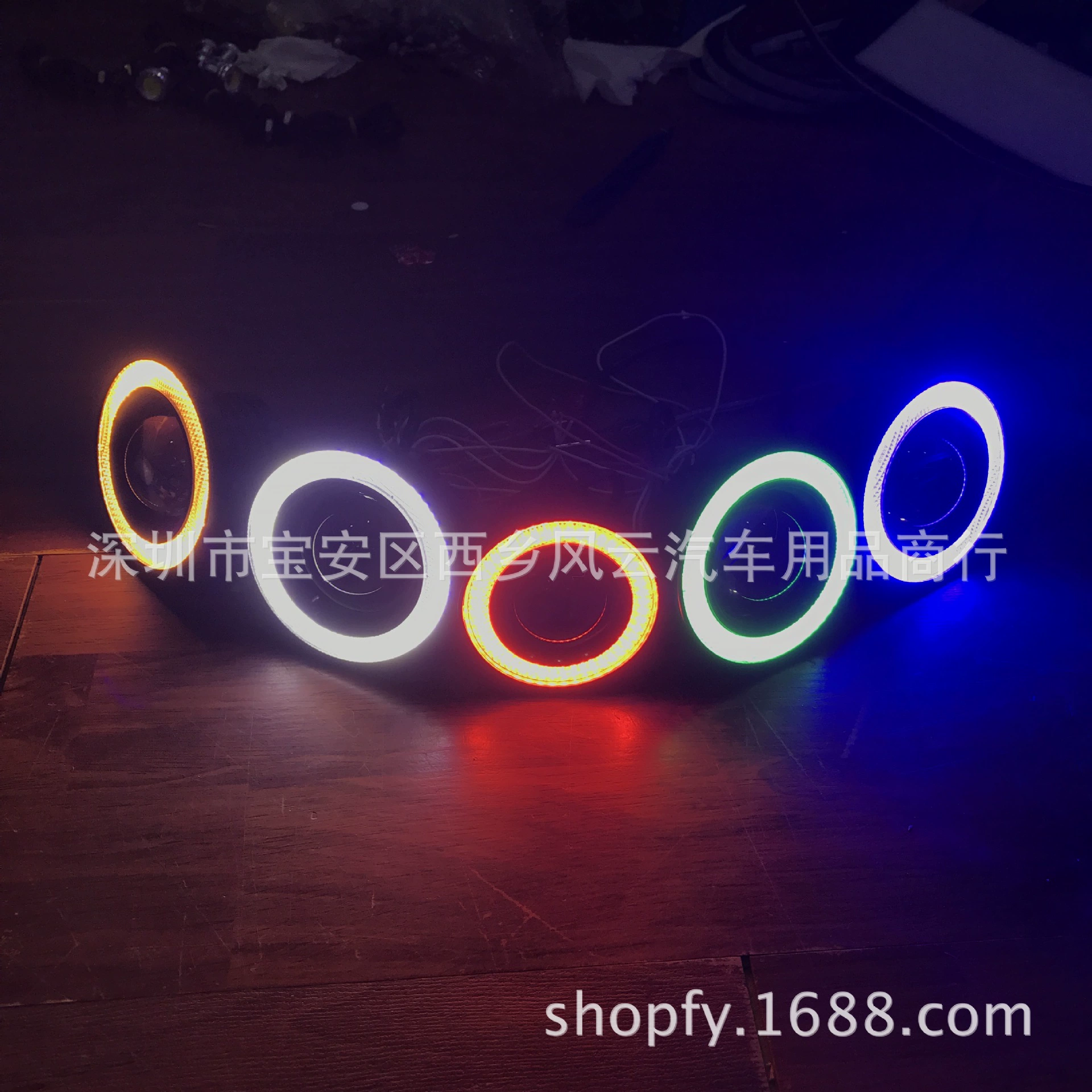 [Заводской автомобильный LED линза 30W туманка COB ангельские глаза туманная лампа измененный улов шершавая дневная работа 3-дюймовая коровья глазная глазная глазная глазная]