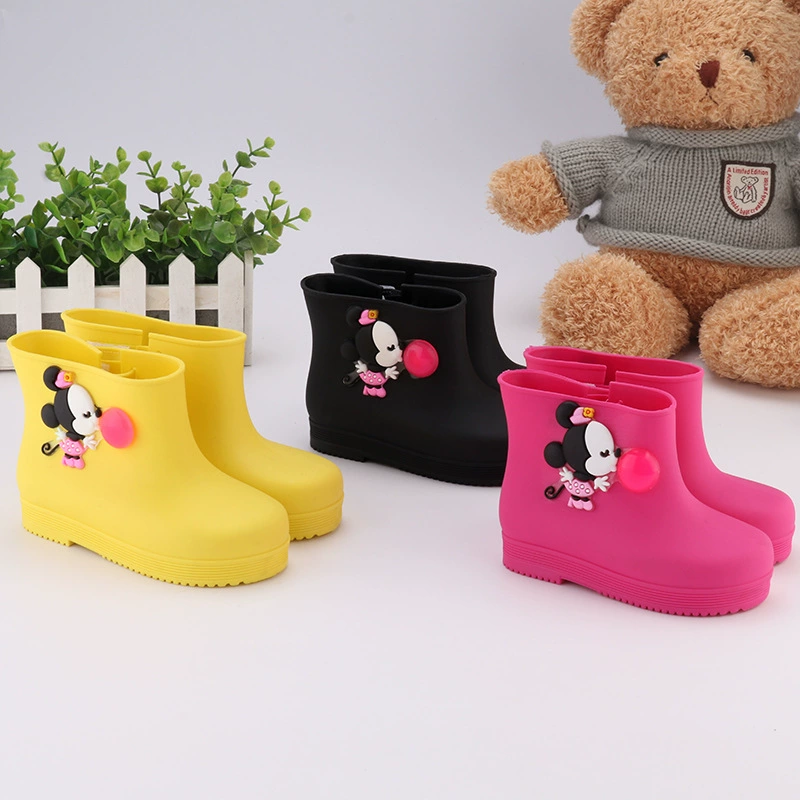 Children's raincoat, shoes, fashionable boots with bow