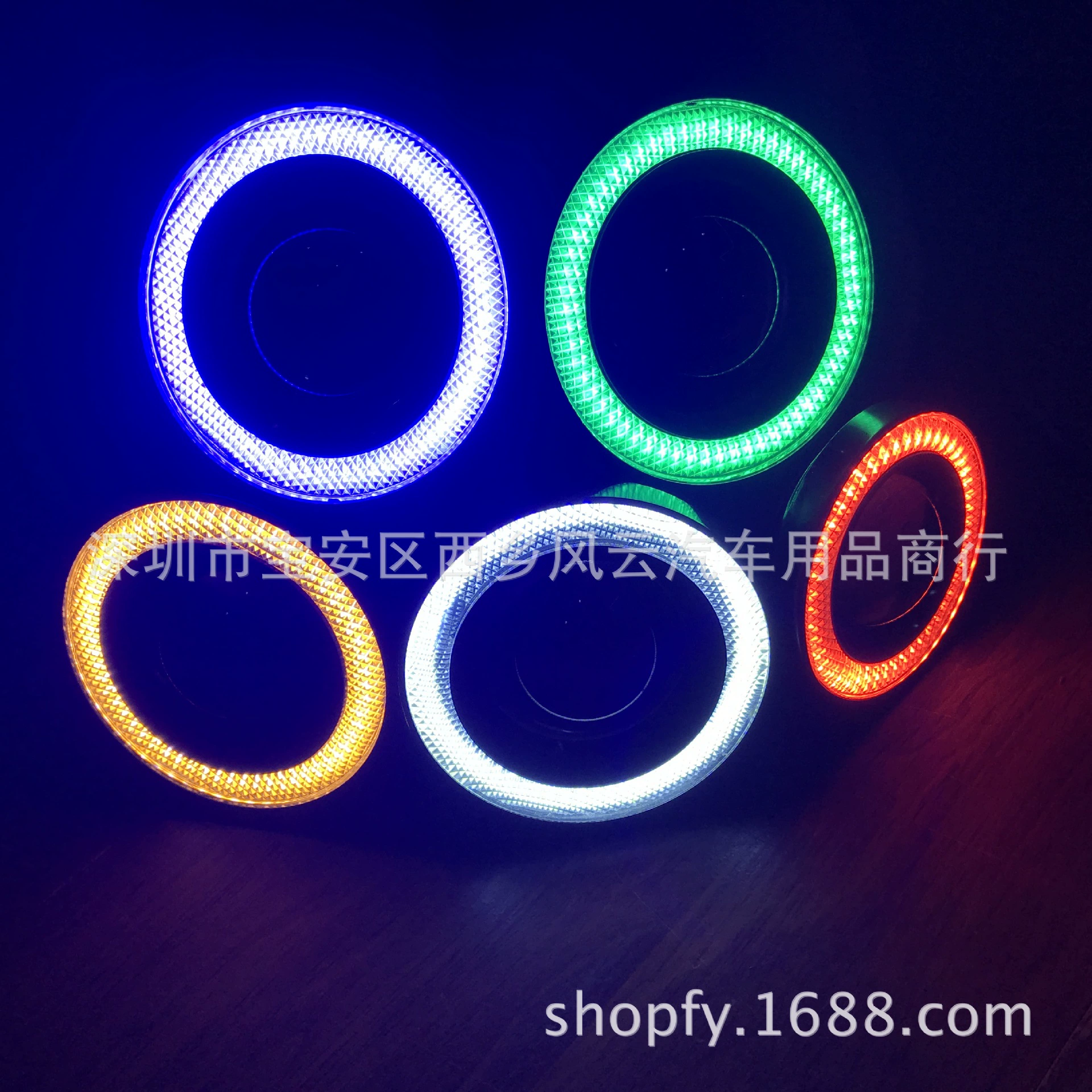 [Заводской автомобильный LED линза 30W туманка COB ангельские глаза туманная лампа измененный улов шершавая дневная работа 3-дюймовая коровья глазная глазная глазная глазная]