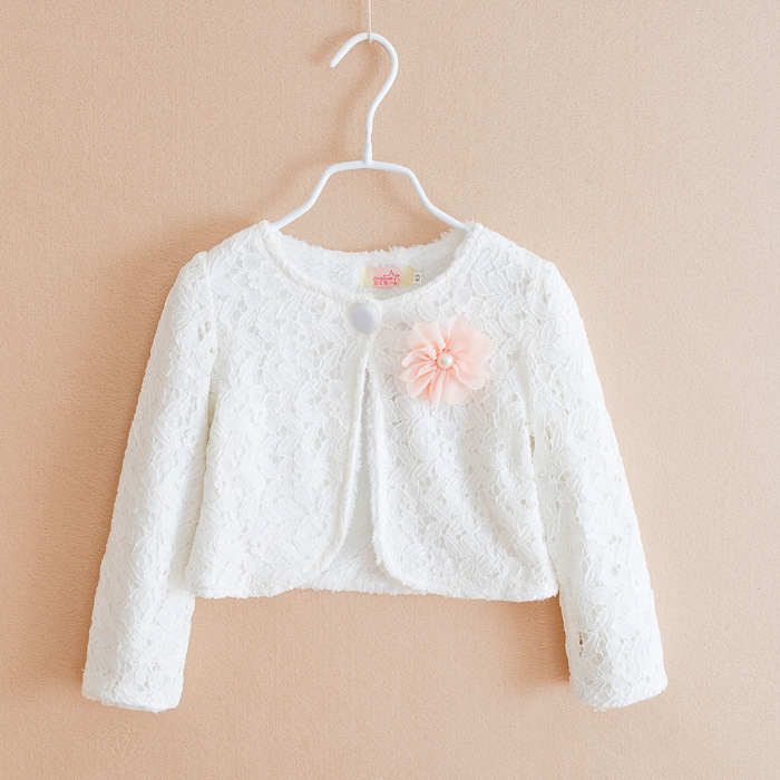 Chal para niños otoño capa de manga larga Cardigan de algodón estilo coreano nuevo abrigo de niñas forrado de lana ropa para niños