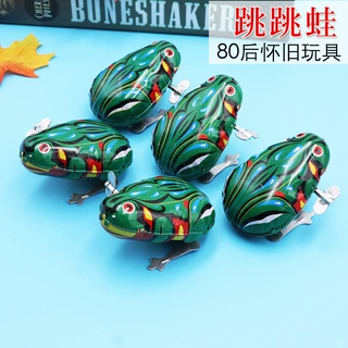 铁皮青蛙 怀旧发条玩具 宝宝玩具 上链铁皮青蛙 经典铁皮青蛙批发