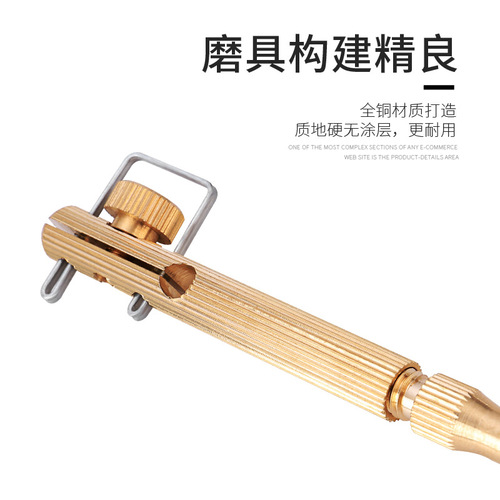 Micano copper hook tying device manual fishhook tying device sub-line knotting device line tying device hook tying device fishing accessories
