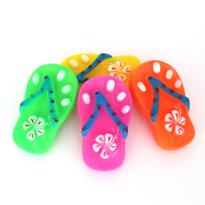 Juguete de vinilo para mascotas sonido Chanclas Zapatillas perro gato juguete mascota cachorro juguete molar