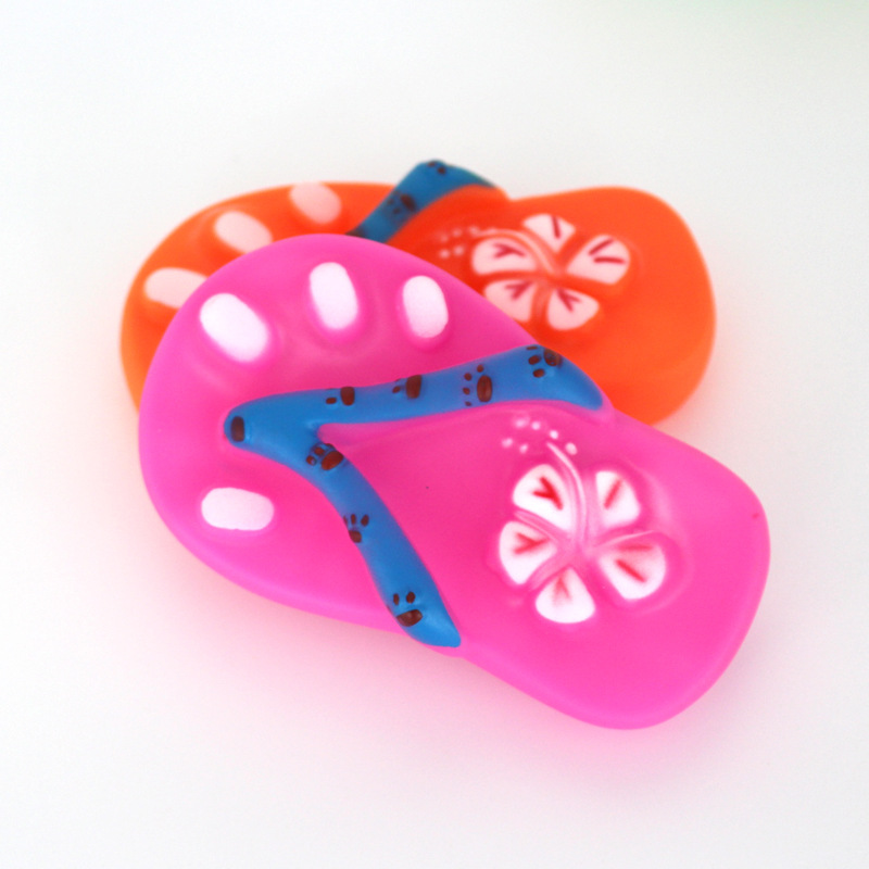 Juguete de vinilo para mascotas sonido Chanclas Zapatillas perro gato juguete mascota cachorro juguete molar