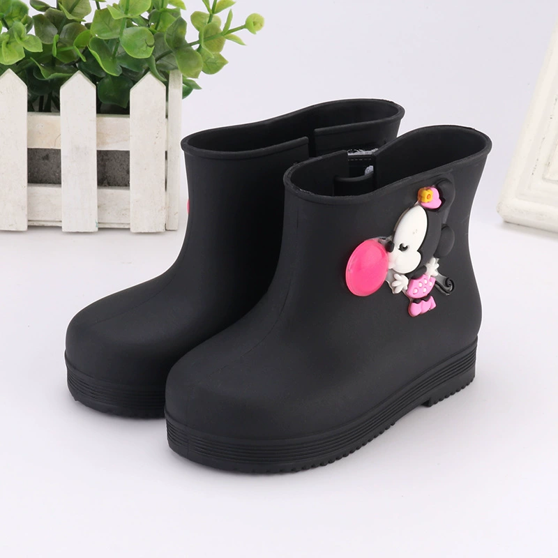 Children's raincoat, shoes, fashionable boots with bow