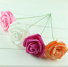 Factory spot with rod simulation PE rose foam flowers bride holds flowers Valentine's Day J home decoration fake flowers