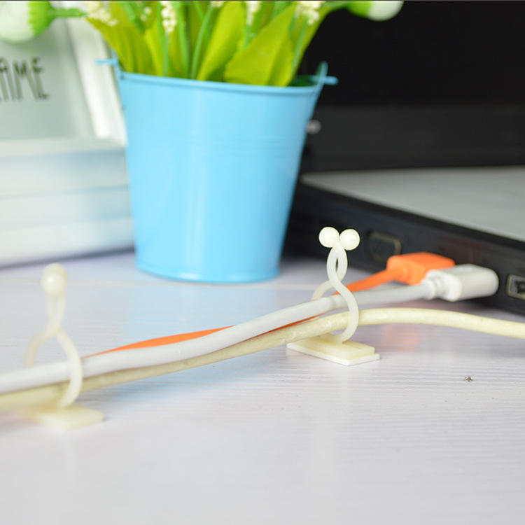 厂家批发线夹 扎带固定座 自粘式6个装吸塑 量大优惠