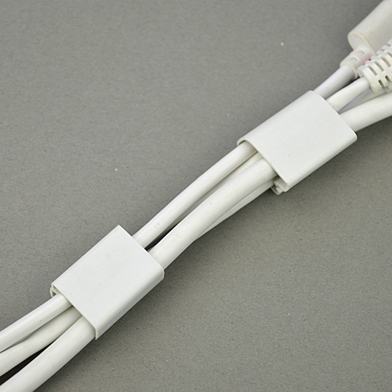 手机礼品电源线整理集线器 可出口包装 全新pp塑料线扣