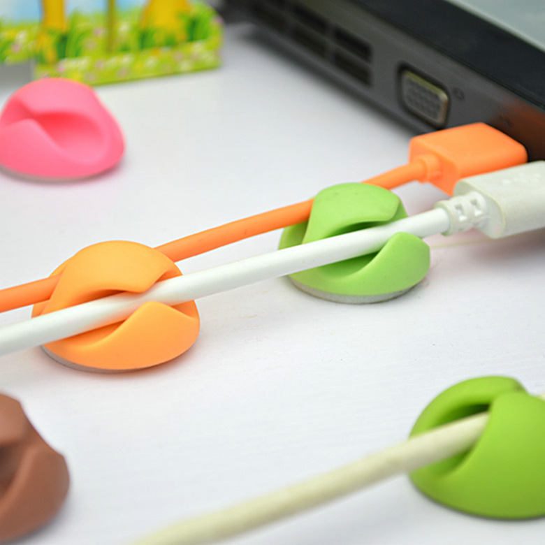 厂家直销 多功能电源电缆线夹 桌面清洁固线器 可批发零售