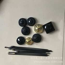 桌旗底座，手摇旗杆，空心杆旗头立式创意便携手持装饰桌面斜插
