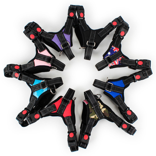 Pet Supplies Puppy Leash Pet Harness Dog Back Strap Large Dog Pet Harness Collar Dog Walking Rope