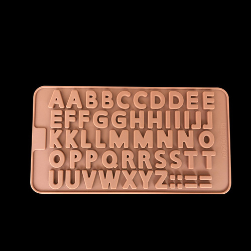 Baking Tools English Alphanumeric Symbols Chocolate Silicone Mold Chocolate Mold Jelly Mold Pudding Mold