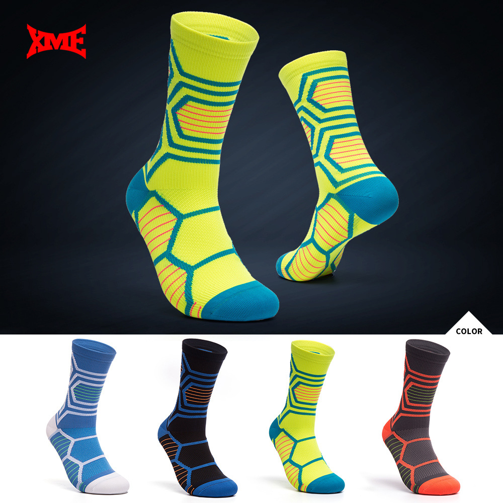 Cross-border new cycling socks outdoor sports socks breathable running socks bicycle socks cycling competition socks