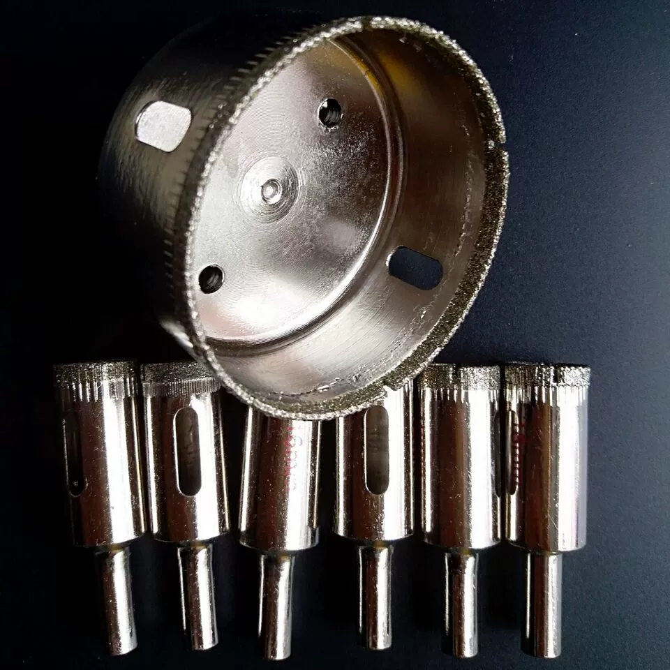 Тонкая Гальваническая стеклянная дрель. Алмазное сверло мраморный открывалка для стеклянных отверстий.