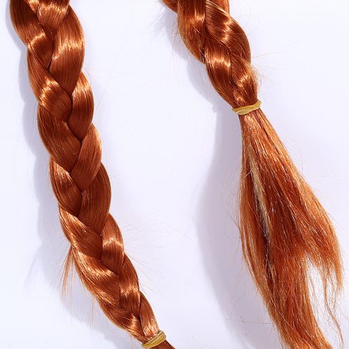 Frozen Elsa Anna Elsa Princess cos wig anime style children's braids dance performance head