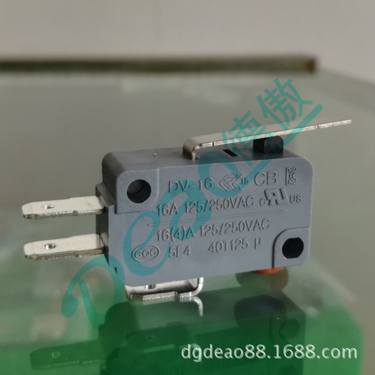 安防设备用直柄压杆微动开关，大电流微动开关，抽湿机用微动开关