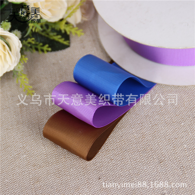 Tianyimei fábrica al por mayor 12 puntos costilla banda liso mochila banda horquilla accesorios para el cabello DIY hilo decorativo banda cinta