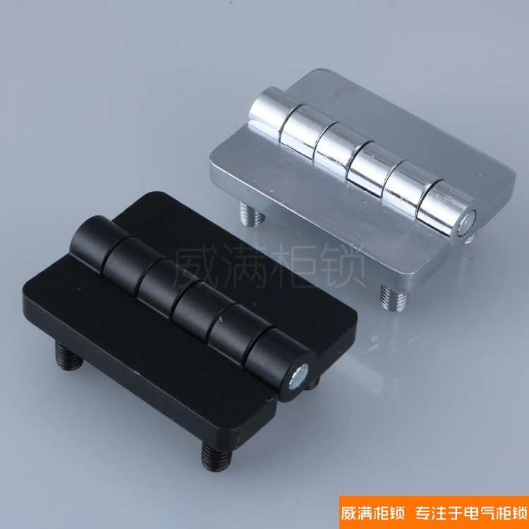 威满柜锁 CL209-1-2黑/白铰链 HL009 铁皮柜开关柜 动力机柜合页