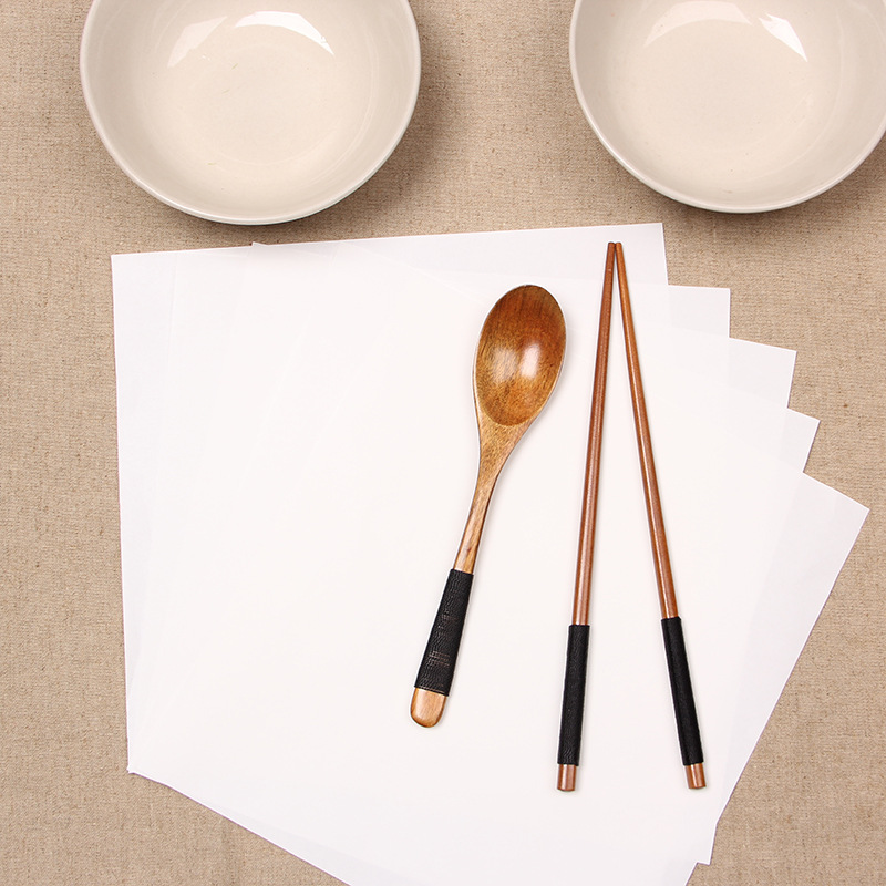 Kitchen fried food oil-absorbing paper, frying paper, tempura oil-absorbing paper, frying and barbecue oil filter paper, 50 sheets