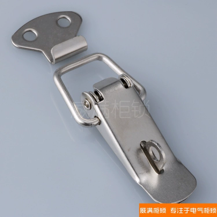 Замок для шкафов Weiman J106 - железная рама, пряжка-щелеподобный замок, защелка с клювом утки, пружинная дверная защелка, замок для ящика инструментов