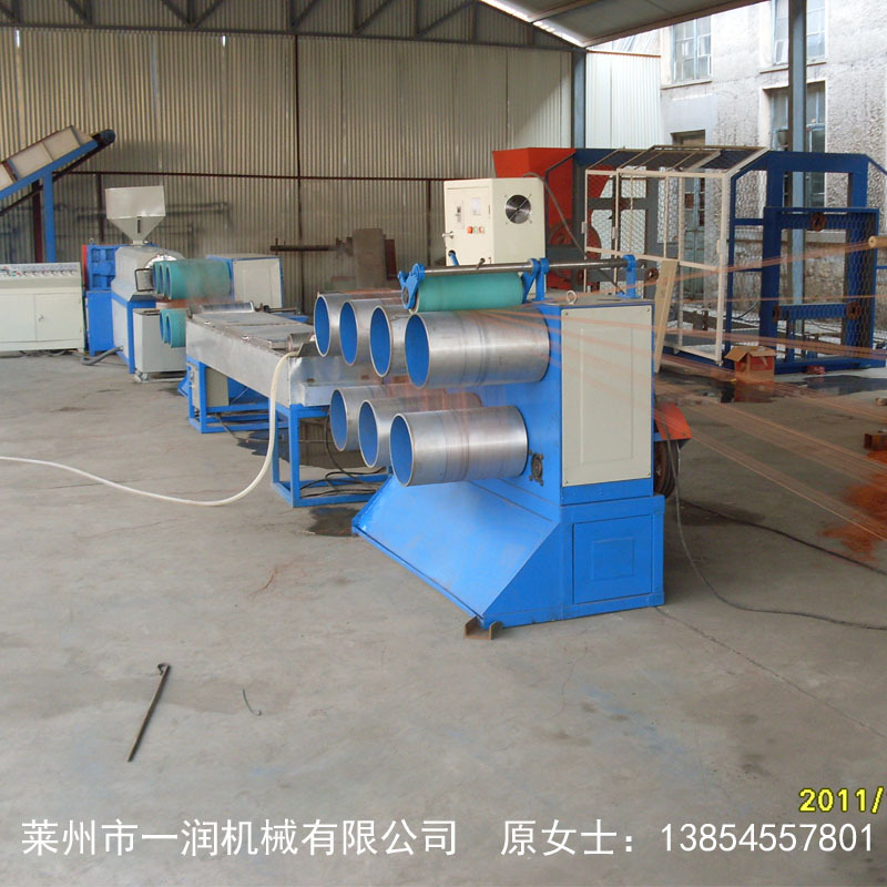 销售塑料圆丝拉丝机 大棚吊绳拔丝机