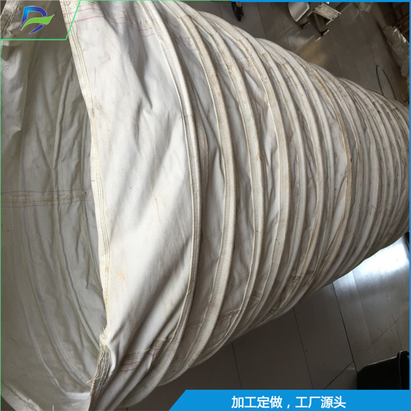 推荐水泥散装机伸缩布袋 批发伸缩布袋 泊头伸缩布筒除尘器袋式