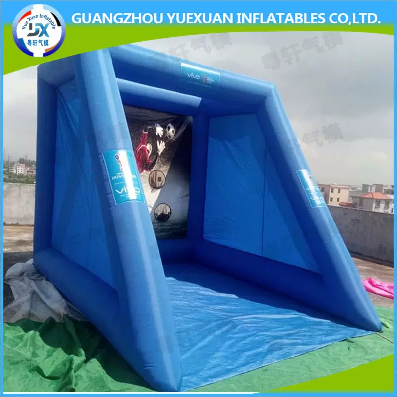 充气足球门 趣味运动 世界bei 充气足球门 模型足球射门游戏运动