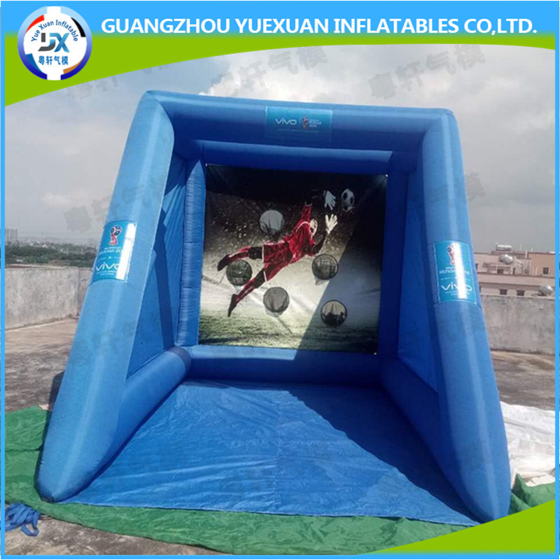 Inflatable soccer goal, fun sport, World Cup, inflatable soccer goal, model soccer shooting game.