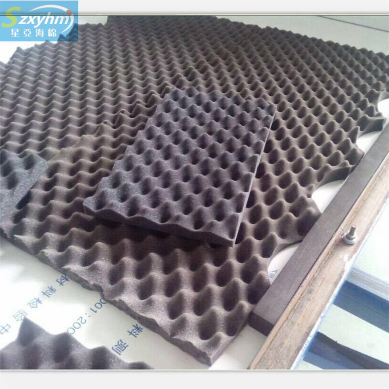 阻燃波峰海绵片材 金字塔棉彩色专用隔音泡棉 绿植蔬菜种植漂浮板