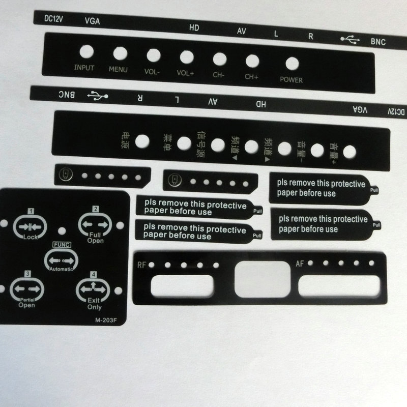 电源音响标牌压泡铭牌磨砂透明PVC强粘电子五金标牌定 做鼓包铭牌
