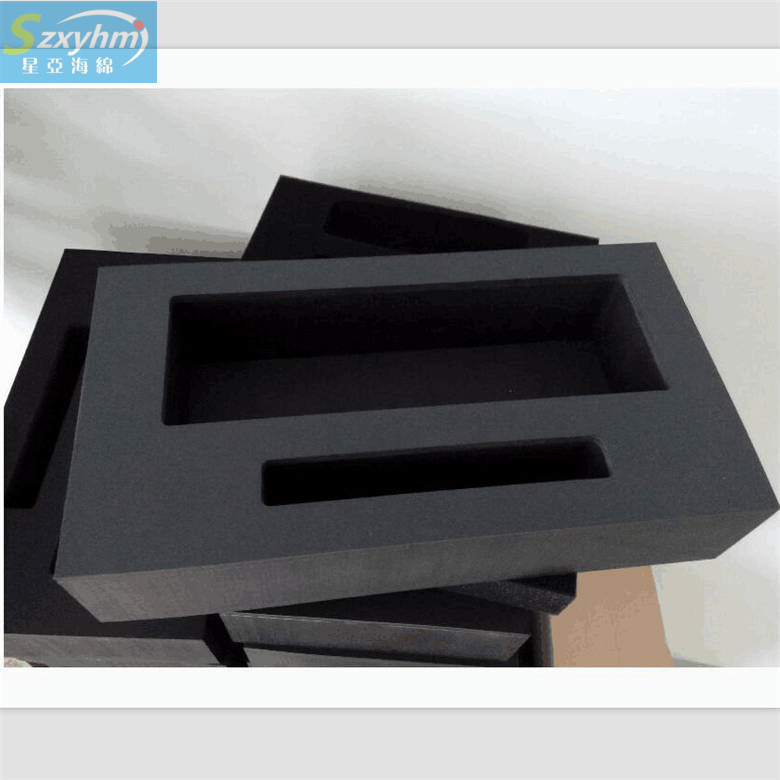 供应茶具包装贴绒内衬海绵EVA泡棉内衬 化妆品植绒礼盒包装内衬