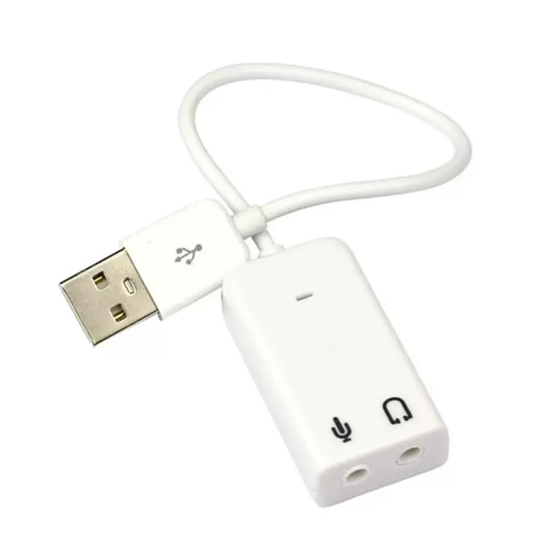 厂家笔记本USB 7.1声卡外置独立电脑台式机带线免驱sound card
