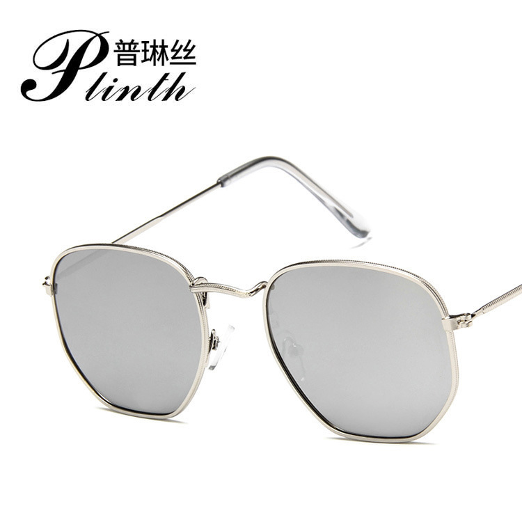 2019 European and American Small Square Sunglasses All-match Street Photograph Colorful Sunglasses Men's and Women's Retro Sunglasses Trendy 3548