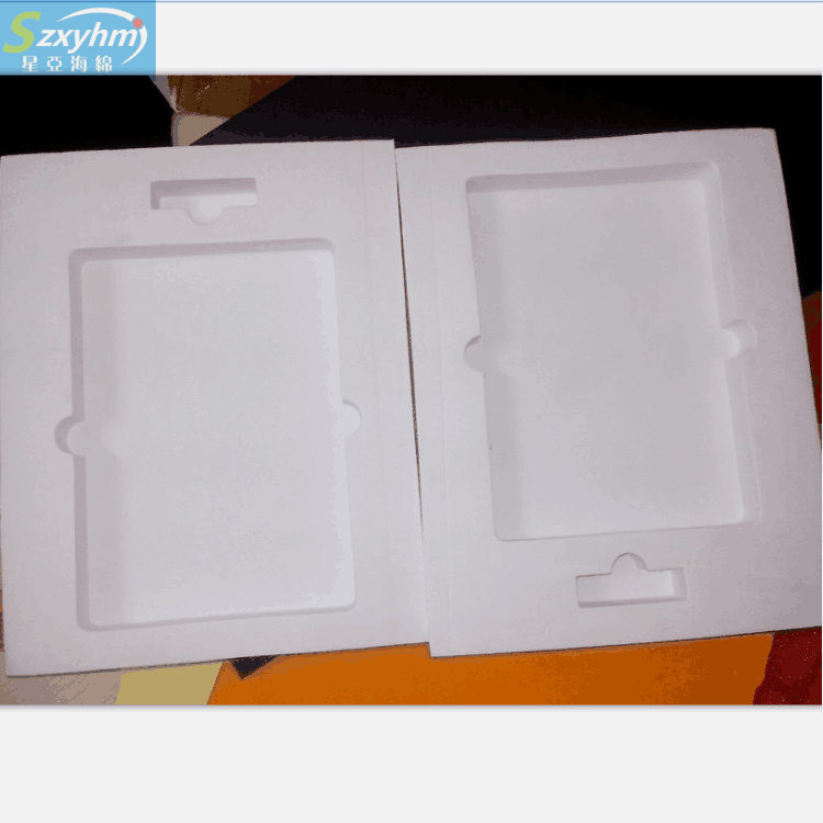 雕刻一次成型EVA内衬 白色EPE珍珠棉酒托内衬 易碎品快递运输缓冲