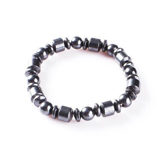 Bracciale elastico in perle per terapia magnetica benessere_voghion.com