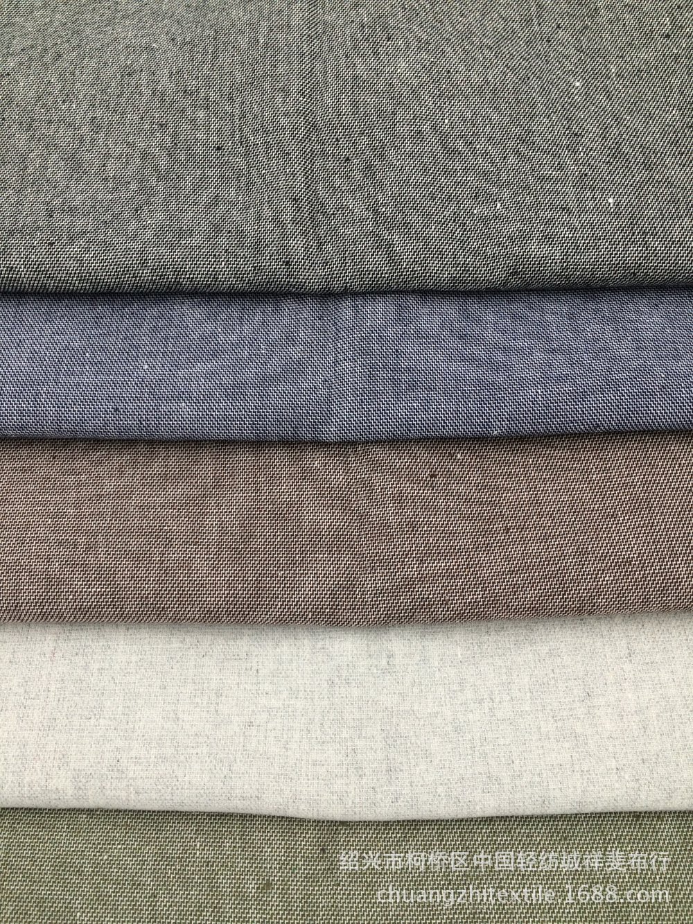 色织双斜色织楼梯色织布涤棉麻男装童装梭织面料南通先染布