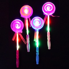 LED variable frequency luminous lollipop magic stick candy shape flash stick holiday toy night market manufacturer direct sales