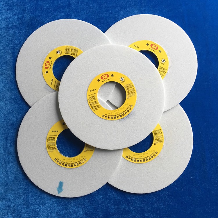 白刚玉薄片砂轮 陶瓷平行薄片砂轮片 磨白刚刀木工带锯平面砂轮片