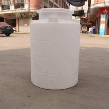 揭阳批发塑料水桶1000L 塑胶化工桶 1吨户外水桶 圆形大白桶带盖