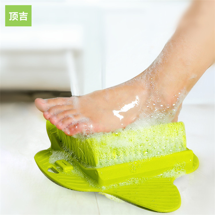 Foot washing brush foot rubbing exfoliating exfoliating can be hung with suction cup soft fur foot massage brush foot cleaning tool