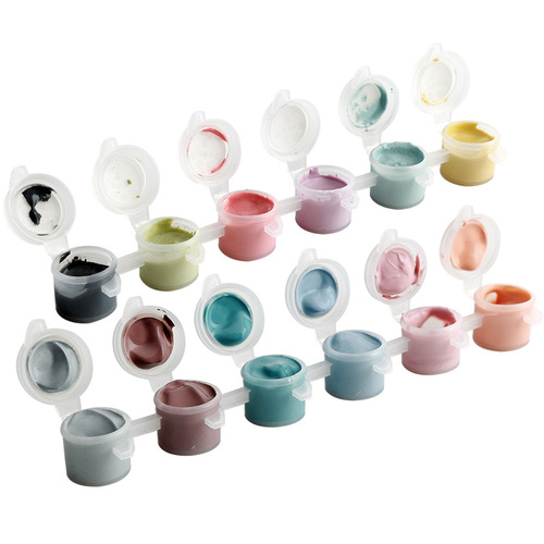 Ceramic underglaze painting ceramic pigment medium temperature glaze 6 color strip concentrate special mini strip for blank