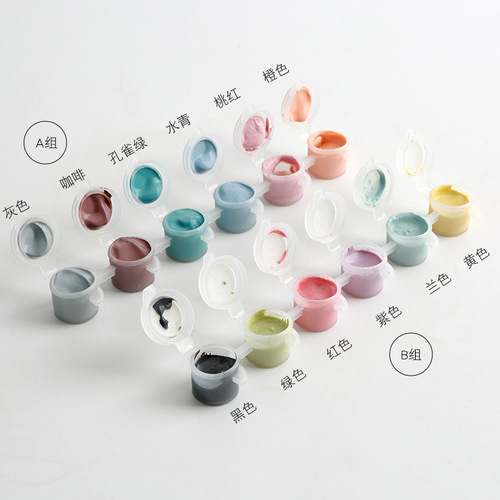 Ceramic underglaze painting ceramic pigment medium temperature glaze 6 color strip concentrate special mini strip for blank