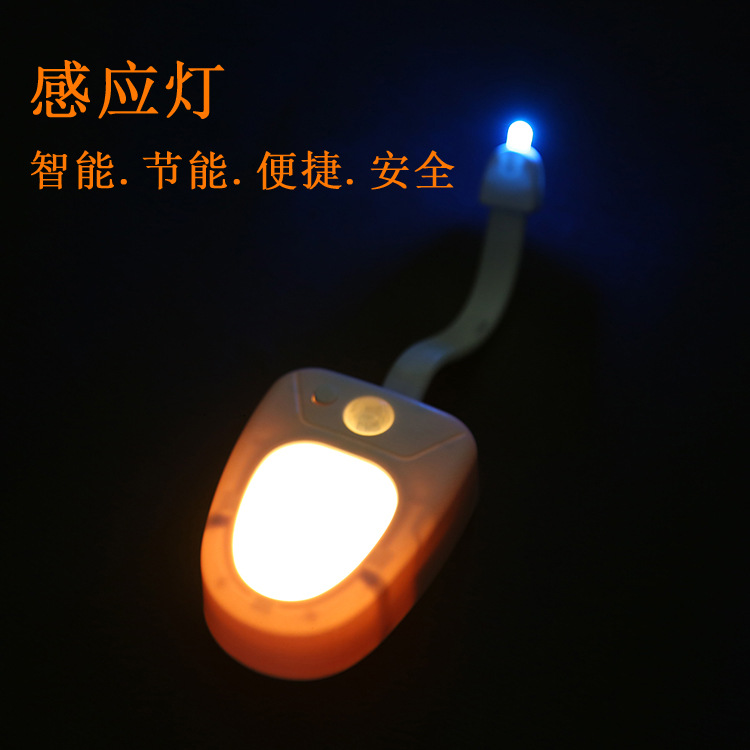 Nueva Luz de inodoro de inducción inteligente transfronteriza que cuelga luz de noche iluminación de luz nocturna de emergencia control de luz creativa Luz de noche