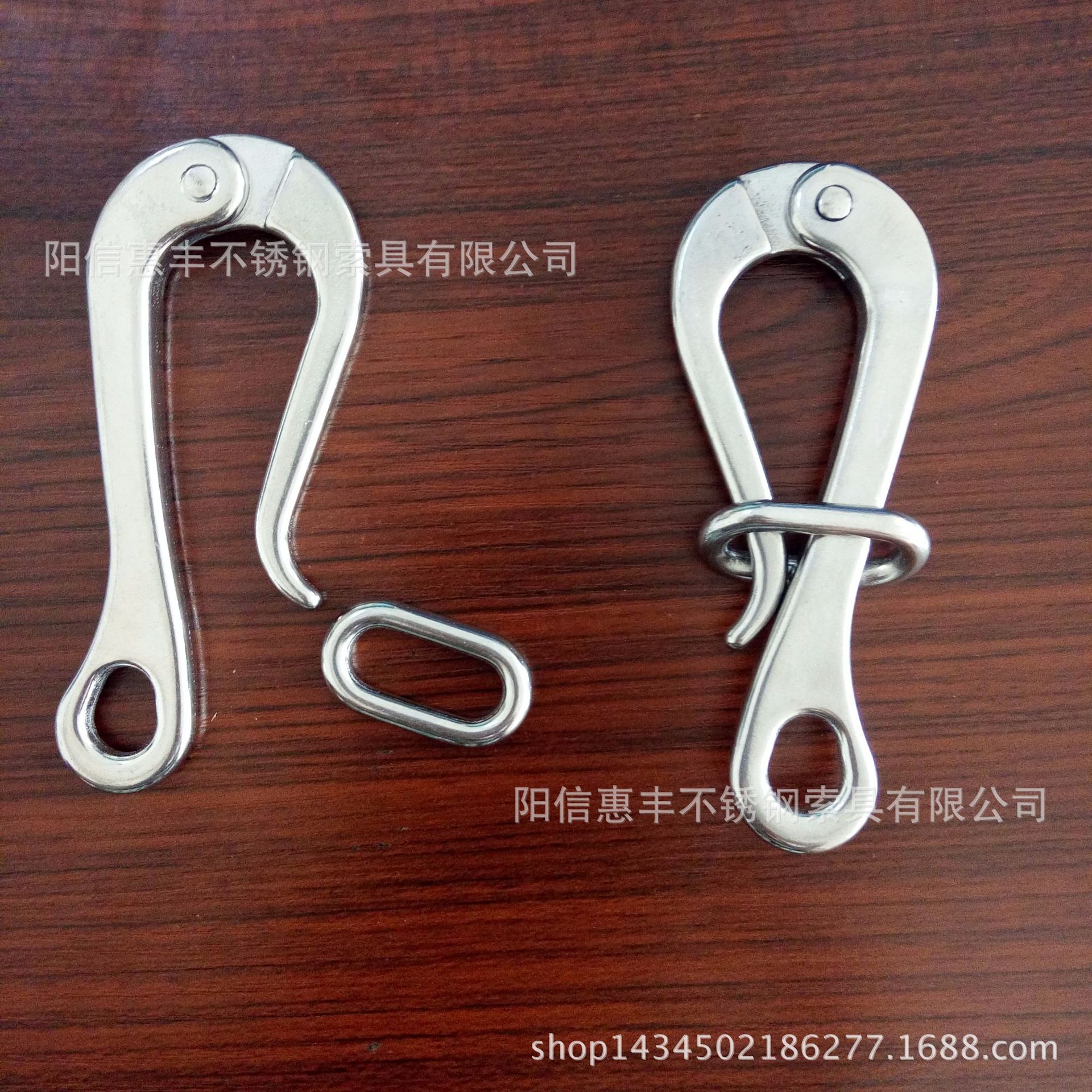不锈钢316鹅式勾 释放钩 304挂钩 弹簧勾 鹅头勾 工厂批发