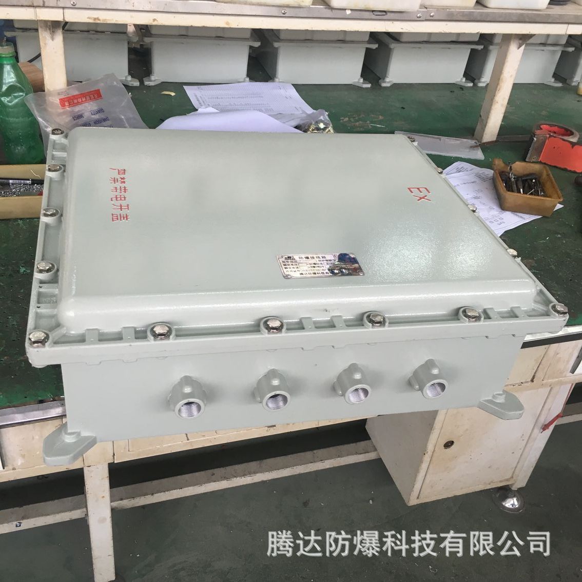 bjx-4化工厂隔爆型空箱 防爆接线箱 长方形接线箱 腾达厂家