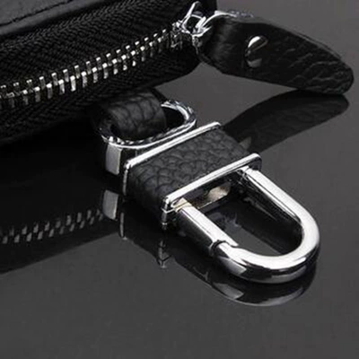 Car key bag Cowhide Key Case Car Zipper