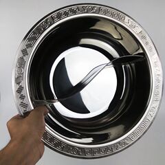 Thickened Chinese round lace hot pot basin clear soup pot mandarin duck with grid pot sub-mother pot induction cooker hot pot pot